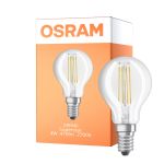Osram Parathom Classic LED E14 Ball Filament Klar 4W 470lm - 827/840 Ekstra Varm Hvit / Kald Hvit | Relax og Active - Erstatter 40W