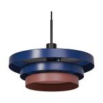 Ledvance LED Pendel Lampe Decor Layers Pendel Lampe Stål Blå | Egnet for 1x E27