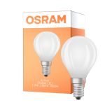 Osram LED Classic LED E14 Pære Filament Matt 1.2W 255lm - 840 Kald Hvit | Erstatter 25W
