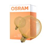 Osram Decor Spiral E27 Globe Filament Gull 3.5W 170lm - 818 Ekstra Varm Hvit | Dimbar - Erstatter 15W