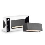 D'Lite Veggbelysning Bello Svart Up & Down 12W 850lm - 830 Varm Hvit| IP54