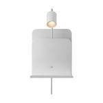Nordlux Veggbelysning Roomi Metall Hvit | IP20 - Egnet for 1x GU10 - med USB
