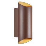 Nordlux Nico Veggbelysning Aluminium Rusten Up & Down | IP54 - Egnet for 2x GU10