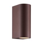 Nordlux Dion Veggbelysning Aluminium Rusten Up & Down | Egnet for 2x GU10