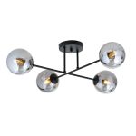 Emibig Taklampe Roma Stål Svart | Egnet for 4x E14 - Max 10W
