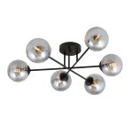 Emibig Taklampe Roma Stål Svart | Egnet for 6x E14 - Max 10W