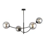 Emibig Taklampe Hunter Stål Svart | Egnet for 4x E14 - Max 10W