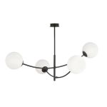 Emibig Taklampe Hunter Stål Svart | Egnet for 4x E14 - Max 10W