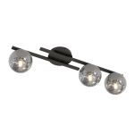 Emibig Taklampe Kairo Stål Svart | Egnet for 3x E14 - Max 10W