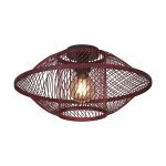 Good&Mojo Taklampe Maui Bambus Burgundy S | Egnet for 1x E27 