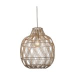 Good&Mojo Pendel Lampe Mendoza Bambus Natural L | Egnet for 1x E27 