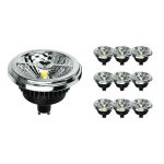 Fordelspakning 10x Noxion Lucent LED Spot GU10 AR111 15W 850lm 40D - 927 Ekstra Varm Hvit | Beste Fargegjengivelse - Dimbar - Erstatter 75W
