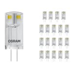 Fordelspakning 20x Ledvance Performance LED Capsule G4 klar 0.9W 100lm - 827 ekstra varm hvit | erstatter 10W