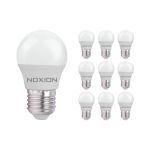 Fordelspakning 10x Noxion Lucent Lustre LED E27 Ball matt 2.5W 250lm - 827 ekstra varm hvit | erstatter 25W