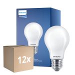 Fordelspakning 12x Philips Master LED E27 Pære Filament Matt 10.5W 1521lm - 922-927 Dim To Warm | Beste Fargegjengivelse - Dimbar - Erstatter 100W