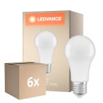 Fordelspakning 6x Ledvance Classic LED E27 Pære matt 14W 1521lm - 827 ekstra varm hvit | dimbar - erstatter 100W