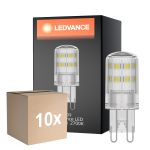 Fordelspakning 10x Ledvance Performance LED Capsule Klar G9 3W 320lm - 827 Ekstra Varm Hvit | Dimbar - Erstatter 30W