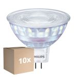 Fordelspakning 10x Philips Master LED Spot GU5.3 MR16 7.5W 621lm 36D - 922-927 Dim To Warm | Beste Fargegjengivelse - Dimbar - Erstatter 50W