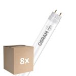 Fordelspakning 8x Osram LED Lysrør T8 (EM/Mains) Standard Output 10W 1080lm - 830 Varm Hvit | 90cm - Erstatter 30W