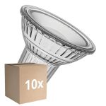 Fordelspakning 10x Ledvance LED Spot GU10 PAR16 6.9W 650lm 120D - 927 Ekstra Varm Hvit | Beste Fargegjengivelse - Dimbar - Erstatter 80W
