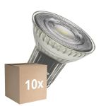 Fordelspakning 10x Ledvance LED Spot GU10 PAR16 6.1W 575lm 36D - 930 Varm Hvit | Beste Fargegjengivelse - Dimbar - Erstatter 80W