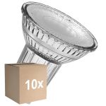 Fordelspakning 10x Ledvance LED Spot GU10 PAR16 8W 750lm 36D - 827 Ekstra Varm Hvit | Erstatter 100W