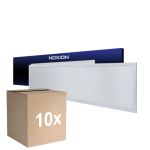 Fordelspakning 10x Noxion LED Panel Delta Value V5 28W 3920lm - 830-840 CCT | 120x30cm - UGR<19 - Backlit