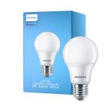 Philips Corepro LED Pære E27 Pære matt 8W 806lm - 840 kald hvit | erstatter 60W