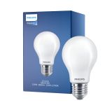 Philips Master LED E27 Pære Filament Matt 5.9W 806lm - 922-927 Dim To Warm | Beste Fargegjengivelse - Dimbar - Erstatter 60W