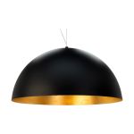 Eglo Pendel Lampe Gaeta 1 Stål Svart Gull | IP20 - Egnet for 1x E27 