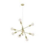 Eglo Pendel Lampe Gradoli 1 Stål Gull | IP20 - Egnet for 8x E27 