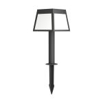 Eglo Pigg Lys Altilia Solar Svart 7W 790lm - 830 Varm Hvit | IP65 - Bevegelsessensor