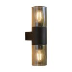 Eglo Veggbelysning Cropani Svart Up & Down | IP54 - Egnet for 2x E27
