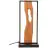 Brilliant Bordlampe Chaumont Aluminium Metall Tre Svart 8W 940lm - 830 Varm Hvit