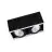 Ledvance LED spot Torget Multi Vippbar svart-Hvit 2x30W 5400lm 38D - 840 kald hvit | Utskjæring 320x160mm