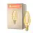Ledvance Vintage 1906 LED E14 Mignon gull 1.5W 120lm - 824 ekstra varm hvit | erstatter 15W