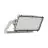 Ledvance LED Flomlys Max Radial 25 Aluminium Grå 600W 92300lm 25D - 740 Kald Hvit | IP66 - Symmetrisk
