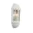 Ansell LED Veggbelysning Latina Halv Lantern Hvit - Egnet til E27 Opptil 42W | IP65 - Lyssensor