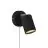 Nordlux Explore Veggbelysning Metall og Ceramic Svart | Egnet for GU10