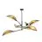 Emibig Taklampe Lotus Stål Svart | Egnet for 6x E14 - Max 10W