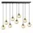 Emibig Pendel Lampe Cosmo Stål Svart | Egnet for 9x E14 - Max 10W