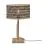 Good&Mojo Bordlampe Java Bambus Brun | Egnet for 1x E27 