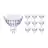 Fordelspakning 10x Philips Master Value LED Spot GU5.3 MR16 5.8W 460lm 36D - 930 varm hvit | beste fargegjengivelse - dimbar - erstatter 35W