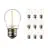 Fordelspakning 10x Noxion Lucent LED E27 Ball filament klar 1.4W 136LM - 827 ekstra varm hvit | erstatter 15W