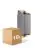 Fordelspakning 10x Nordlux Nico Veggbelysning Aluminium Antrasitt Up & Down | IP54 - Egnet for 2x GU10