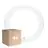 Fordelspakning 4x Ledvance LED Lysrør T9 Value Rund (EM/Mains) 11W 1320lm - 840 kald hvit | erstatter 22W