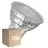 Fordelspakning 10x Ledvance LED Spot GU10 PAR16 6.1W 575lm 36D - 827 Ekstra Varm Hvit | Erstatter 80W