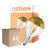 Fordelspakning 6x Osram Classic LED E14 Ball Filament Klar 4W 380lm - 827 Ekstra Varm Hvit | Erstatter 34W