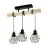 Eglo Taklampe Townshend 5 Stål Tre Svart | IP20 - Egnet for 3x E27 