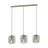 Eglo Pendel Lampe Romazzina Stål Slipt | IP20 - Egnet for 3x E27 
